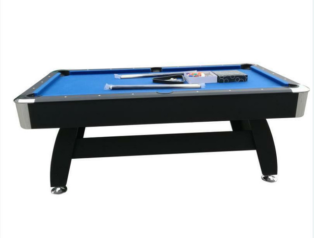 NEW 7 FT POOL TABLE & BALL RETURN FULL SIZED TABLE KBL812 in Other in Alberta - Image 2