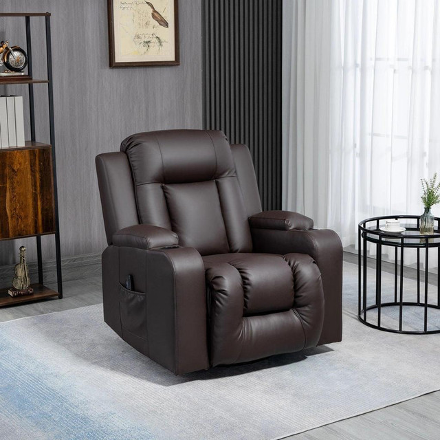 MASSAGE RECLINER CHAIR FOR LIVING ROOM WITH 8 VIBRATION POINTS in Chairs & Recliners