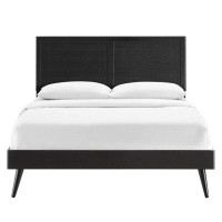 Modway Marlee Wood Platform Bed with Splayed Legs