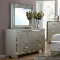 Rosdorf Park Toth 7 Drawer Double Dresser with Mirror