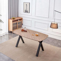 Gracie Oaks Dining Table For 4-6 People