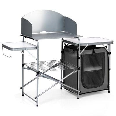 Topbuy Topbuy Camping Folding Table Portable Outdoor Bbq Grill Stand W/windscreen Bag in BBQs & Outdoor Cooking