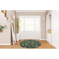 Wildon Home® EXOTIC MAXIMAL PEACOCK Indoor Floor Mat By Wildon Home® Rectangle
