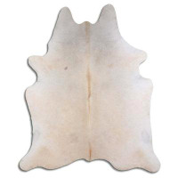 Foundry Select NATURAL HAIR ON Cowhide RUG LIGHT CHAMPAGNE 2 - 3 M GRADE A