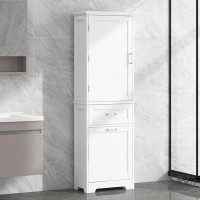 Wildon Home® Berdyne Cabinet with Two Different Size Drawers and Adjustable Shelf