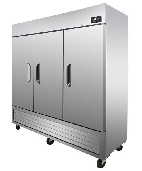 Commercial Stainless Steel Triple Door 82 Wide Freezer- Made In Korea in Other Business & Industrial