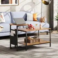 17 Stories 2 in 1 Design Nesting Coffee Table with Side Pouch