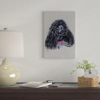 East Urban Home Poodle by Jennifer Redstreake - Gallery-Wrapped Canvas Giclee Print