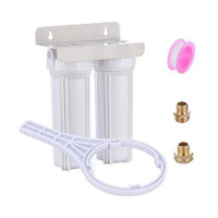 Nasibey External RV Dual Water Filter System for Reducing Sediment
