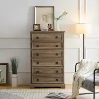 Winston Porter Dyd-modern 6 Drawer Dresser, Dressers For Bedroom, Tall Chest Of Drawers Closet Organizers & Storage Clot