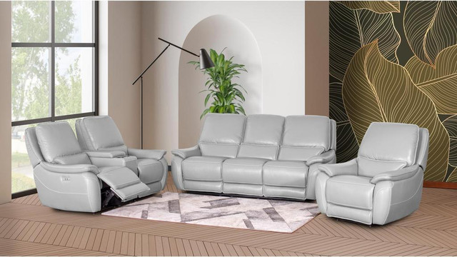 Modern White Recliner Set on Special Price !! in Chairs & Recliners in Windsor Region