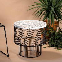 Bend Goods Terrazzo End Table