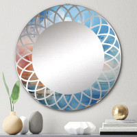 East Urban Home Haneza - Landscapes Wall Mirror Round