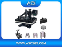 Multifunctional Professional Digital Heat Press Machine 110V 8in1 For T-shirt Mug Plate Hat Sublimation Transfer 110150