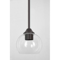 Kira Home Odette 4.75" H Glass Sphere Lamp Shade in Clear