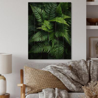 Bay Isle Home™ Ferns Plant Monochrome Symphony I On Wood Print
