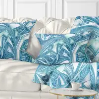 The Twillery Co. Abstract Unique Fractal Design Pattern Lumbar Pillow