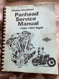 1948-1957 Harley Davidson Panhead Motorcycle Service Manual