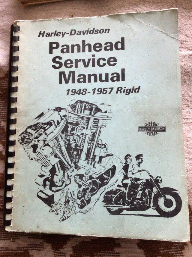 1948-1957 Harley Davidson Panhead Motorcycle Service Manual in Motorcycle Parts & Accessories