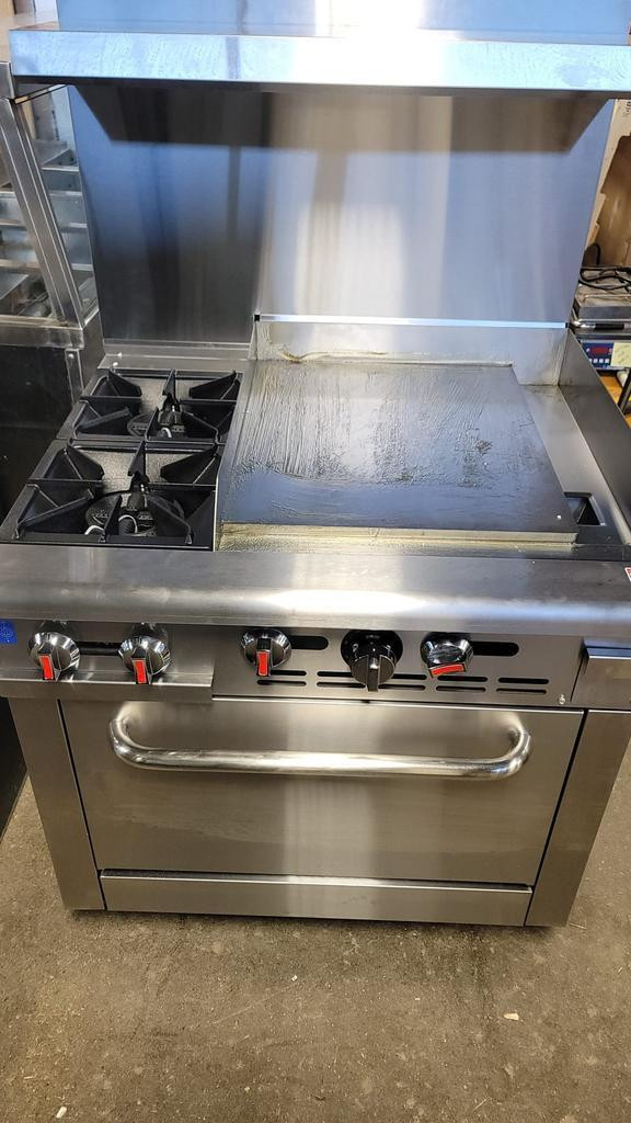 Commercial 2 Burners with 24 Griddle Stove Top Range in Other Business & Industrial - Image 2