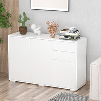 Side Cabinet 46.1" x 14.2" x 29.1" White