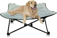 NEW LARGE PORTABLE ELEVATED DOG BED FOLDING COT 110842