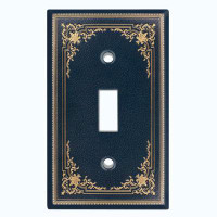 WorldAcc Victorian Vintage Frame 1-Gang Toggle Light Switch Wall Plate