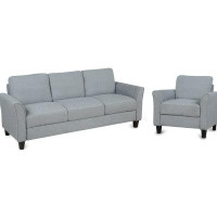 Ebern Designs Living Room Furniture chair  and 3-seat Sofa, Upholstered Sofa