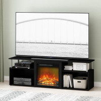 Latitude Run® Nottoway TV Stand for TVs up to 70" with Electric Fireplace Included