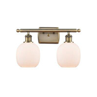 Darby Home Co Wolff 2-Light Dimmable Antique Brass Vanity Light