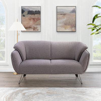 Latitude Run® Dalya Upholstered Sofa Grey