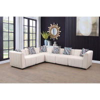 Latitude Run® Adriatic 6 - Piece Upholstered Sectional