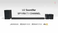 LG SP11RA 770-Watt 7.1.4 Channel ATMOS Sound Bar with Wireless Subwoofer - WE SHIP EVERYWHERE IN CANADA ! - BESTCOST.CA
