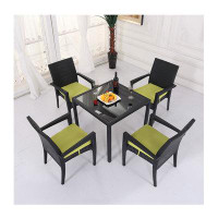 Hokku Designs Outdoor light luxury rattan table and chair set