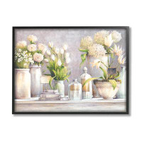 Stupell Industries Varied Flower Bouquets Traditional Still Life Plants Giclee Texturized Art By White Ladder