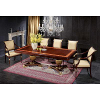David Michael Extendable Solid Wood Dining Table