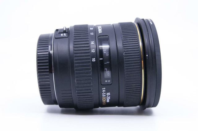 Sigma EX 10-20mm f/4-5.6 DC HSM for Canon + hood + filter-Used  (ID-1184)   BJ Photo-Since 1984 in Cameras & Camcorders - Image 4