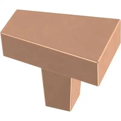 Liberty Hardware Liberty P40830K-BCP 1 3/16in Angled Knob Brushed Copper Finish 10 Pack