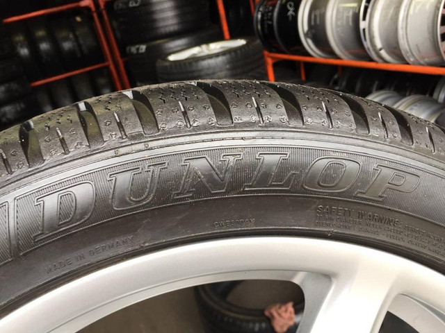 18 PORSCHE FULLY OEM STAGGERED USED WINTER PACKAGE ON DUNLOP SO WINTER SPORT 3D N0 235/45R18 265/45R18 TREAD 95% in Tires & Rims in Ontario - Image 3