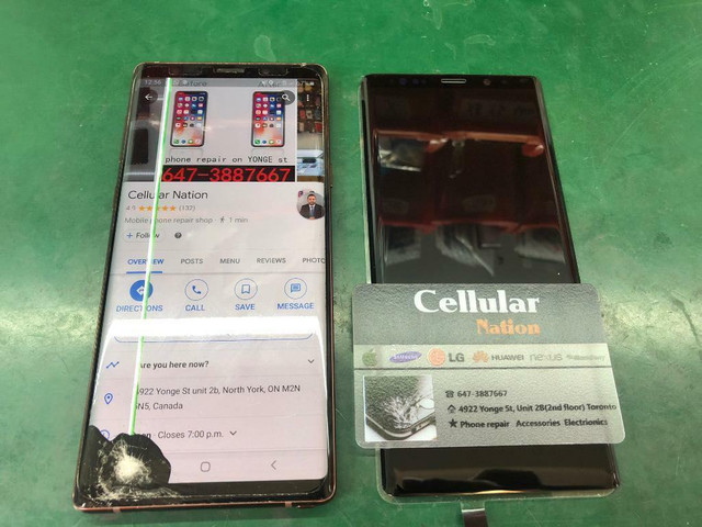 ( Samsung A70 A50 A20 A10 screen repair ) Original screen, battery , NOTE10+ NOTE9 NOTE8 S20 S20ULTRA S20+  S10 S9 S8 S7 in Cell Phone Services in Toronto (GTA) - Image 3