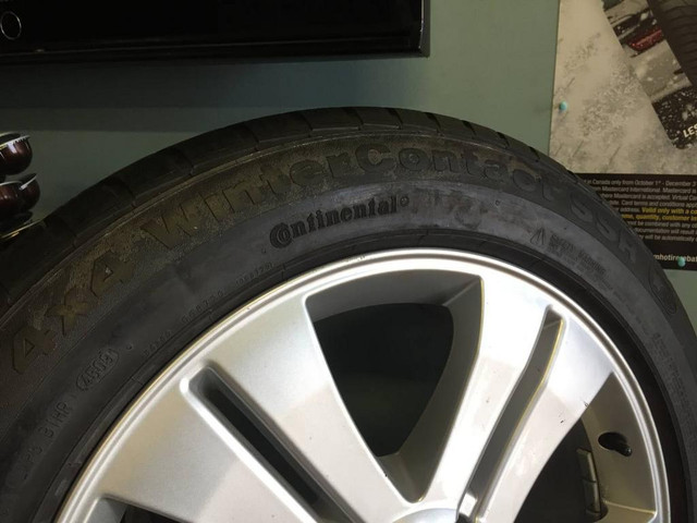 19in MERCEDES-BENZ ML OEM USED WINTER RUNFLAT PACKAGE 255/50R19 CONTINENTAL 4x4 WINTERCONTACT SSR OEM RIMS TREAD 95% in Tires & Rims in Ontario - Image 3