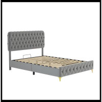 Red Barrel Studio Platform Bed Frame With Pneumatic Hydraulic Function