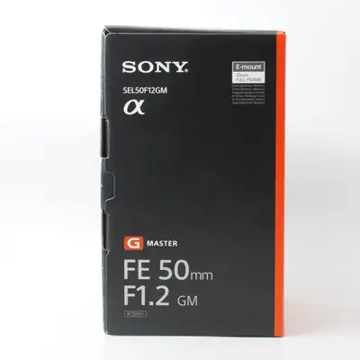 Sony FE 50mm f1.2 GM lens in excellent condition. Comes with the original box, charger and battery P...
