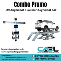 Brand New 3D alignment machine + Scissor alignment car lift / car hoist 12000 lbs garage shop mechanic equipment combo