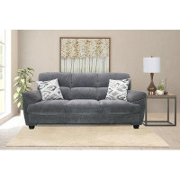 CAN_Flair Galt 86" Contemporary Round Arm Upholstered Sofa