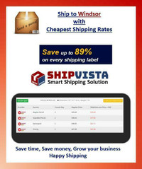 Cheapest Shipping Rates for packages to Windsor