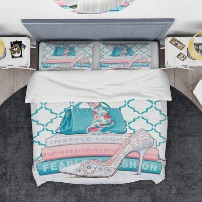 Made in Canada - East Urban Home Fashion High Heels IV Duvet Cover Set in Bedding