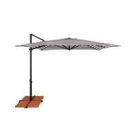 Arlmont & Co. Cora 121.93'' W x 103.2'' D Square Cantilever Umbrella