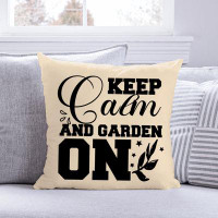 East Urban Home Garden Lover Funny Quote 731 - Throw Pillow Insert Included