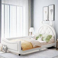 Trinx Twin Size Upholstered Daybed